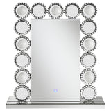 Table Mirror - Aghes Rectangular Table Mirror with LED Lighting Mirror