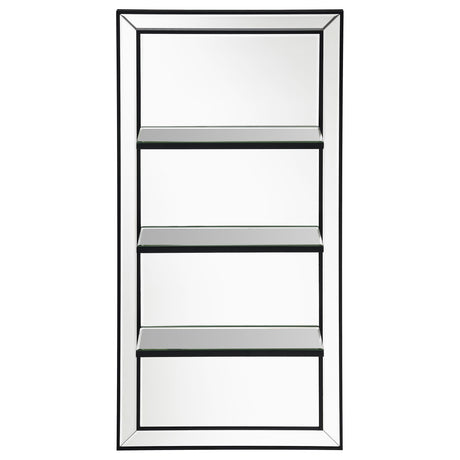 Wall Mirror - Oriel 3-Shelf Rectangle Wall Mirror 