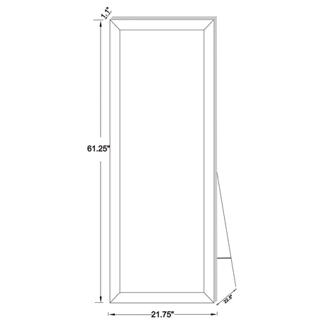 Standing Mirror - Soline Rectangle Cheval Mirror