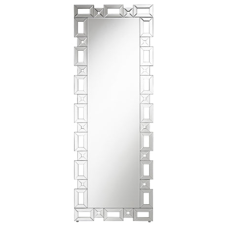 Standing Mirror - Tavin Geometric Frame Cheval Mirror