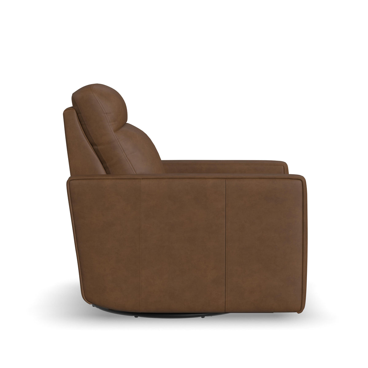 Dutch Power Swivel Gliding Recliner With Power Headrest, Lumbar, Heat & Massage - Dark Brown | Flexsteel
