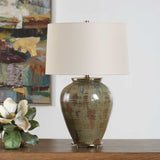 Olisa Table Lamp - Green by Uttermost - View 3