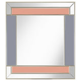 Braylin Rectangular Wall Mirror Champagne and Grey | Coaster - 962907 - Home Elegance USA - 3