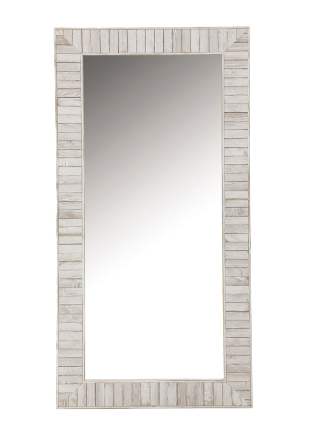 Floor Mirror - Pino Rectangular Wall Mirror White