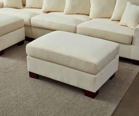 Modular Sectional Sofa,5 Seater Oversized Convertible L & U Shaped Couch, Corduroy Fabric - sold by Home Elegance USA