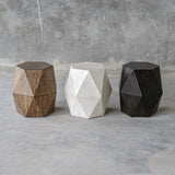 Volker White Geometric Accent Table by Uttermost - View 7