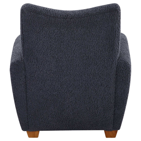 Teddy Slate Accent Chair - Dark Gray by Uttermost - View 8