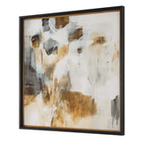 Ancient Story Framed Abstract Print Black / Blue / Brass / Gold / Gray / Orange / White / Yellow - Light Brown / Beige by Uttermost - View 4