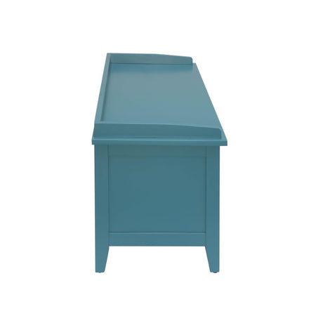 Acme - Flavius Bench W/Storage 96761 Rattan & Teal Finish