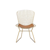 Achellia Side Chair (Set - 2) 96849 Whiskey Synthetic Leather & Gold Finish | Acme - 96849 - Home Elegance USA - 2