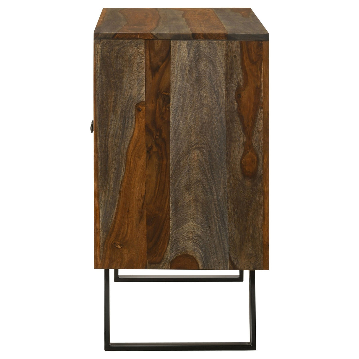 Accent Cabinet - Mathis Sled Base Accent Cabinet Sheesham Grey