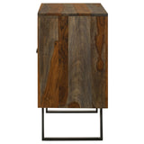 Accent Cabinet - Mathis Sled Base Accent Cabinet Sheesham Grey