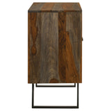 Accent Cabinet - Mathis Sled Base Accent Cabinet Sheesham Grey