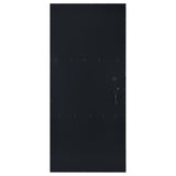 Floor Mirror - Zayan Full Length Floor Mirror With Lighting Black High Gloss