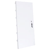 Floor Mirror - Zayan Full Length Floor Mirror With Lighting White High Gloss