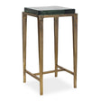 Preston Square Accent Table Brass,Gold - Black / Gold by Uttermost - View 1