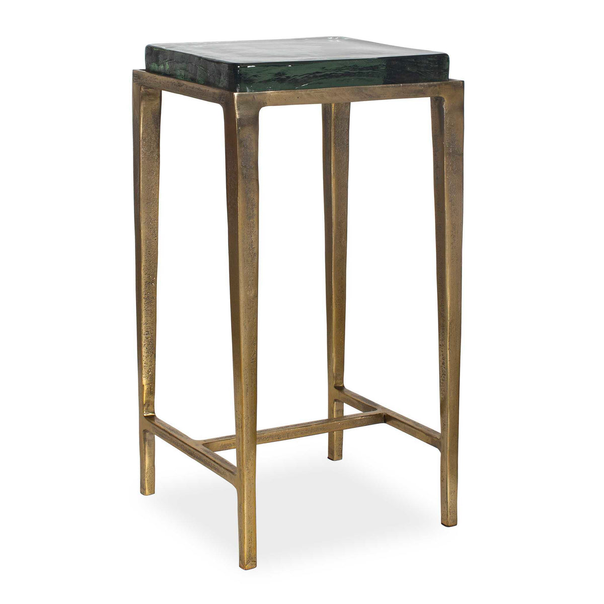 Preston Square Accent Table Brass,Gold - Black / Gold by Uttermost - View 1