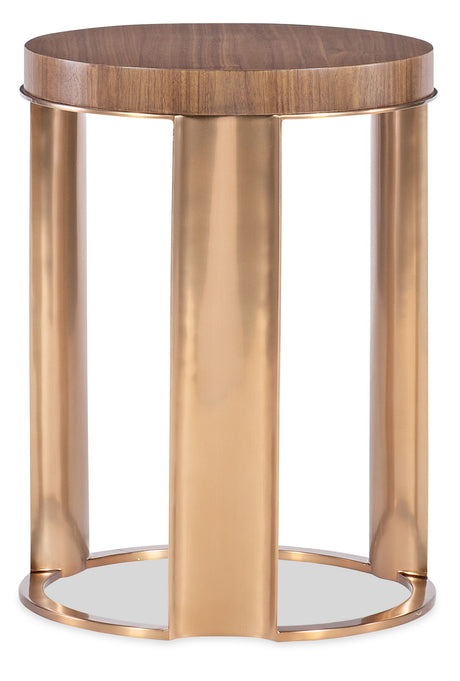 Eleana Accent Table Medium Wood / Gold - Dark Brown / Gold by Hooker Furniture - View 4