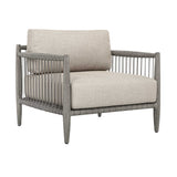 Borneo Outdoor Lounge Chair Dove - Light Gray by Uttermost - View 2
