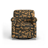 Mabel Fabric Swivel Chair | Flexsteel