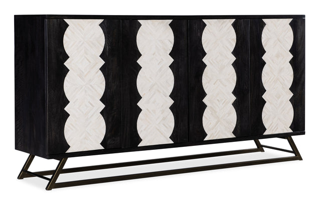 Commerce And Market Moroccan Modern Credenza - Black / Beige by Hooker Furniture - View 1