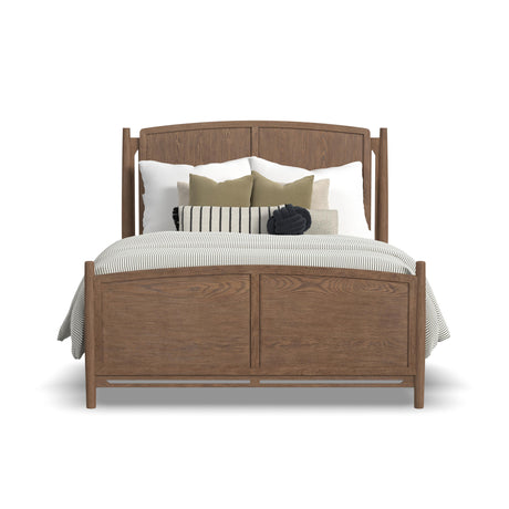 Verona Queen Panel Bed - Light Brown | Flexsteel