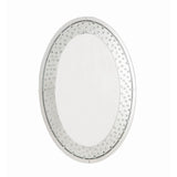 Acme - Nysa Accent Decor 97022 Mirrored & Faux Crystals