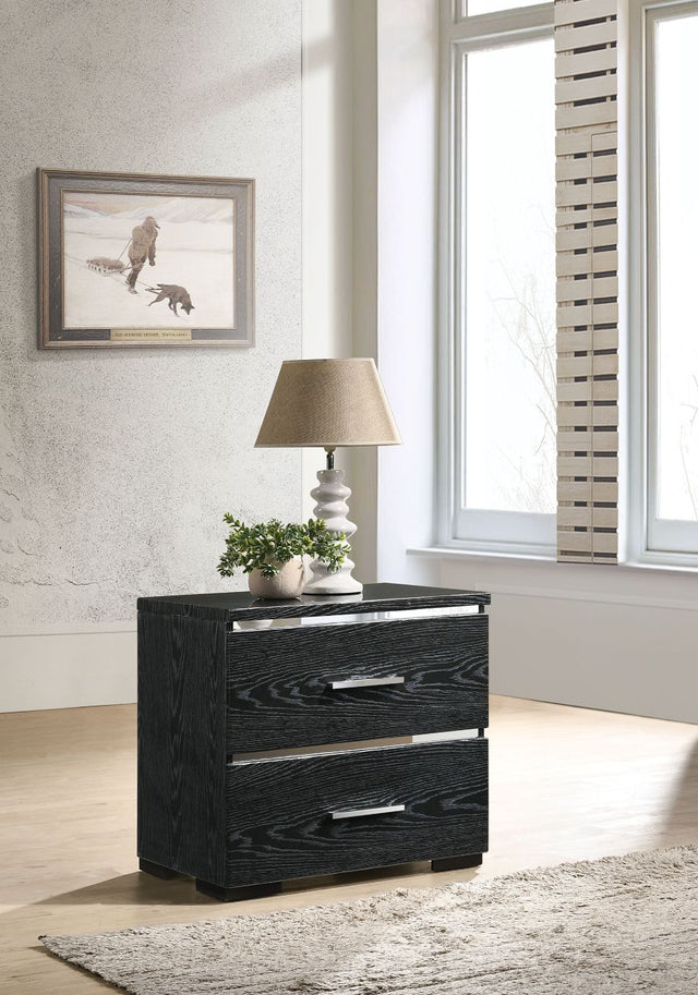 Acme - Laleh Accent Table 97052 Black High Gloss Finish