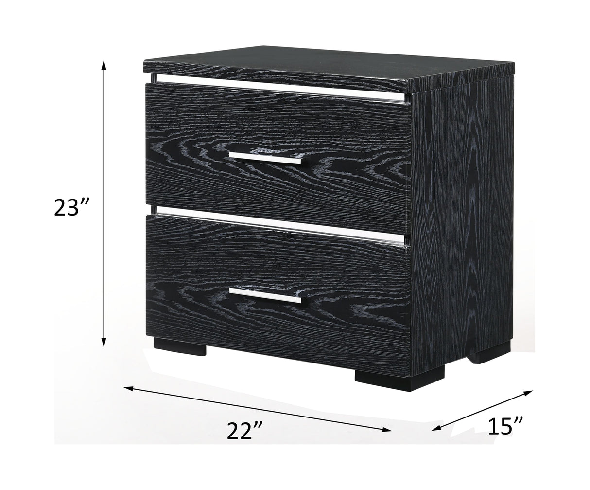 Acme - Laleh Accent Table 97052 Black High Gloss Finish