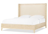 Archives California King Burl Shelter Bed Alabaster - Beige by Hooker Furniture - View 2