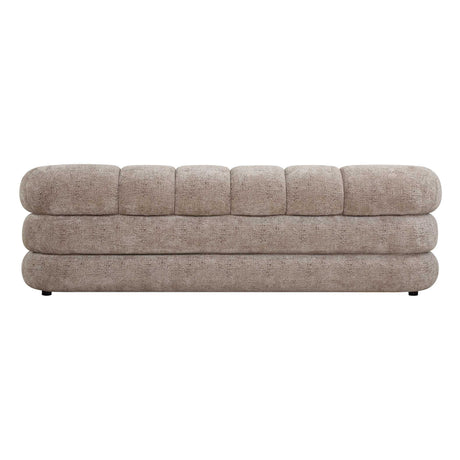 Modella Upholstered Chenille Sofa - Light Brown by Uttermost - View 7