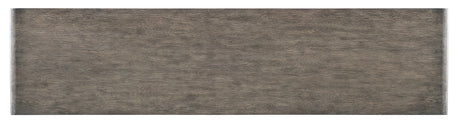Melange Fissured Entertainment Credenza - Dark Gray by Hooker Furniture - View 6