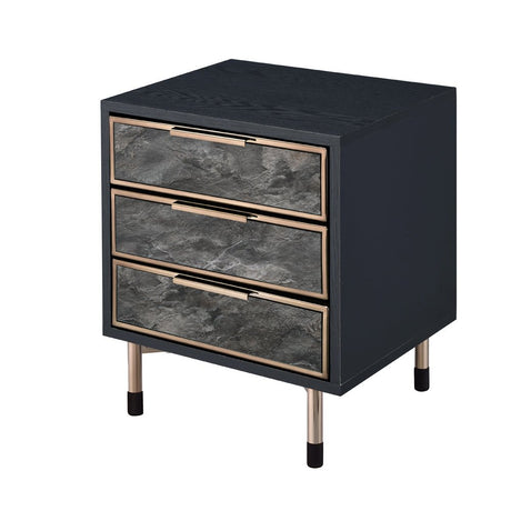 Arbyrd Accent Table 97199 Black & Champagne Finish | Acme - 97199 - Home Elegance USA - 2