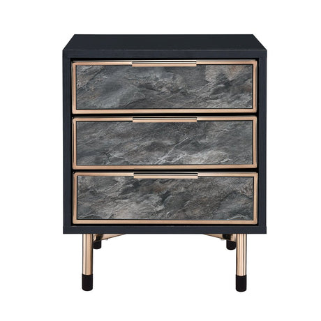 Arbyrd Accent Table 97199 Black & Champagne Finish | Acme - 97199 - Home Elegance USA - 3