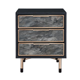 Acme - Arbyrd Accent Table 97199 Black & Champagne Finish