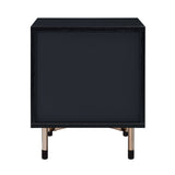 Acme - Arbyrd Accent Table 97199 Black & Champagne Finish