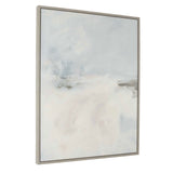 Simple Serenity Framed Abstract Art - White / Light Blue by Uttermost - View 3