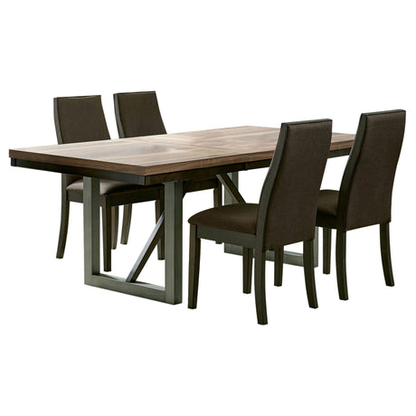 Holloway Chocolate 5-piece Dining Set - sold by Home Elegance USA