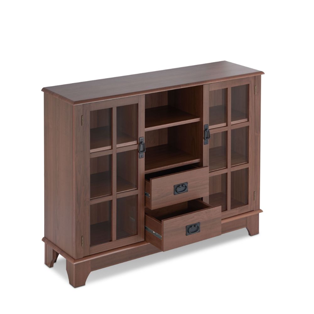 Acme - Dubbs Console Cabinet 97324 Walnut Finish