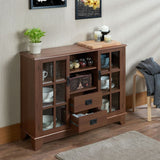 Acme - Dubbs Console Cabinet 97324 Walnut Finish