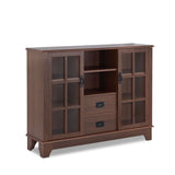 Acme - Dubbs Console Cabinet 97324 Walnut Finish