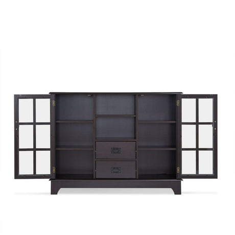 Acme - Dubbs Console Cabinet 97328 Espresso Finish