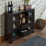 Acme - Dubbs Console Cabinet 97328 Espresso Finish