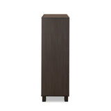 Acme - Eloy Chest 97366 Walnut & Espresso Finish