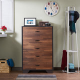 Acme - Eloy Chest 97366 Walnut & Espresso Finish