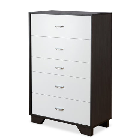 Acme - Eloy Chest 97368 White & Espresso Finish