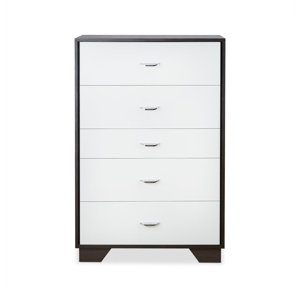 Acme - Eloy Chest 97368 White & Espresso Finish