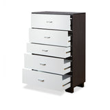 Acme - Eloy Chest 97368 White & Espresso Finish