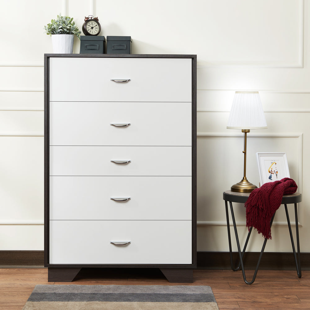 Acme - Eloy Chest 97368 White & Espresso Finish