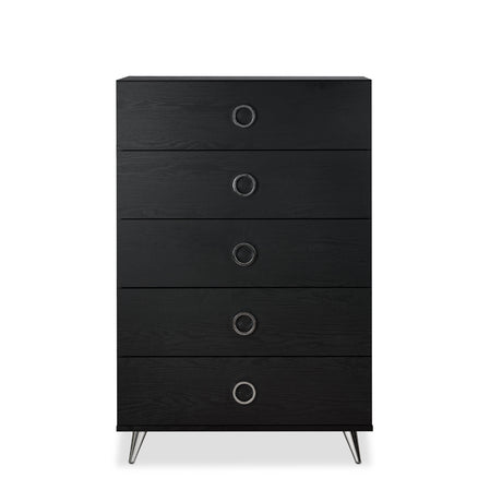 Acme - Elms Chest 97374 Black Finish